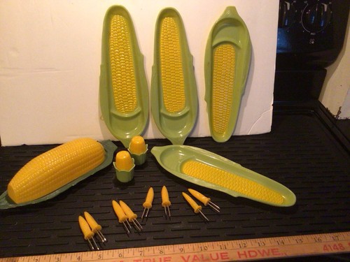 Vintage corn service - , set
